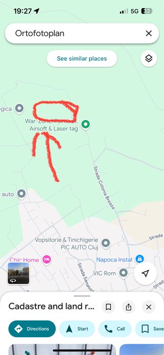 Vand teren extravilan strada colonia breaza langa paintball