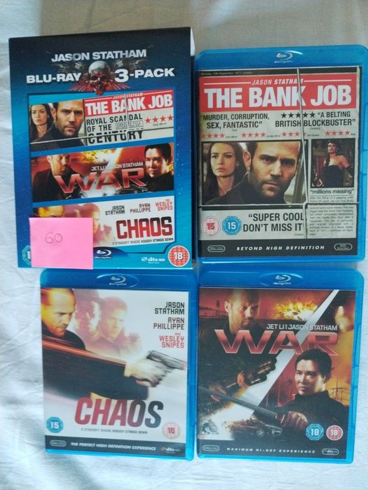 Pachet Blu-ray Colecție Jason Statham (3 Filme) - Set
