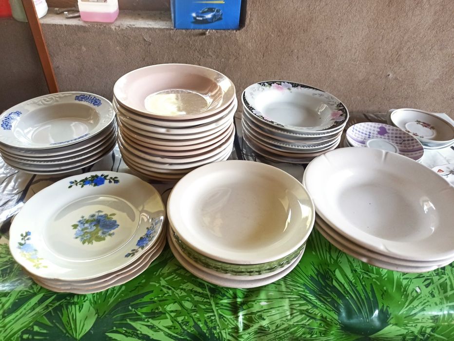 Тарелки разнобой