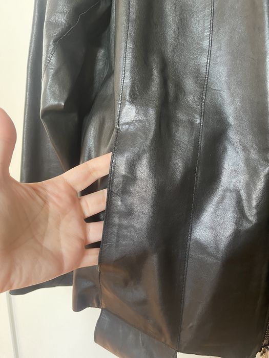 Jacheta din piele de bovina Marina Rinaldi