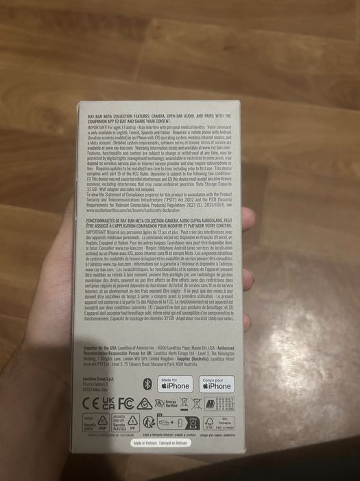 Ray ban meta Wayfarer (Gen 1)