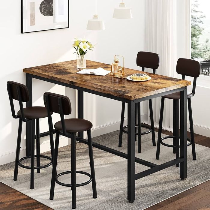 Mese Scaune Mobilier din lemn masiv stil industrial