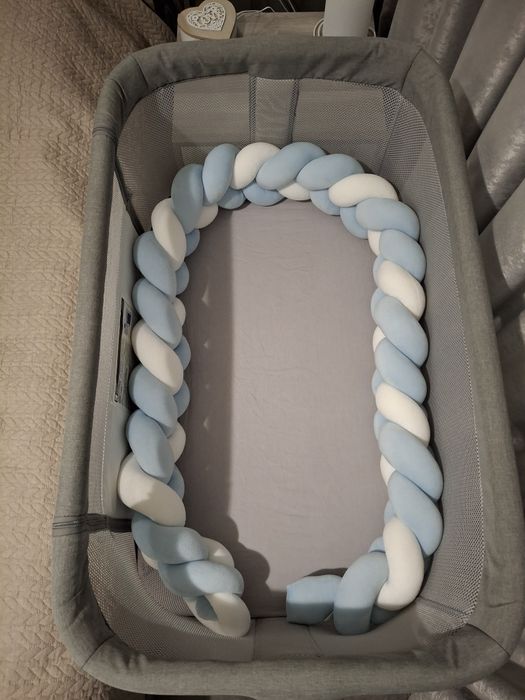 Бебешки CANGAROO Обиколник плитка BRAIDY СВЕТЛО СИН