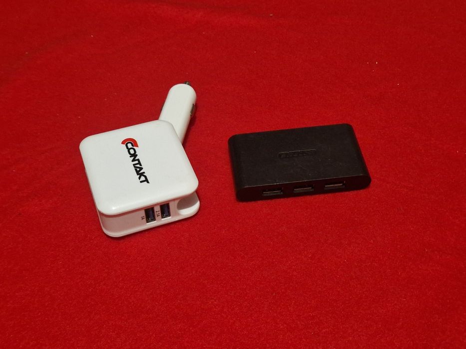 Adaptor priza si auto 3 in 1