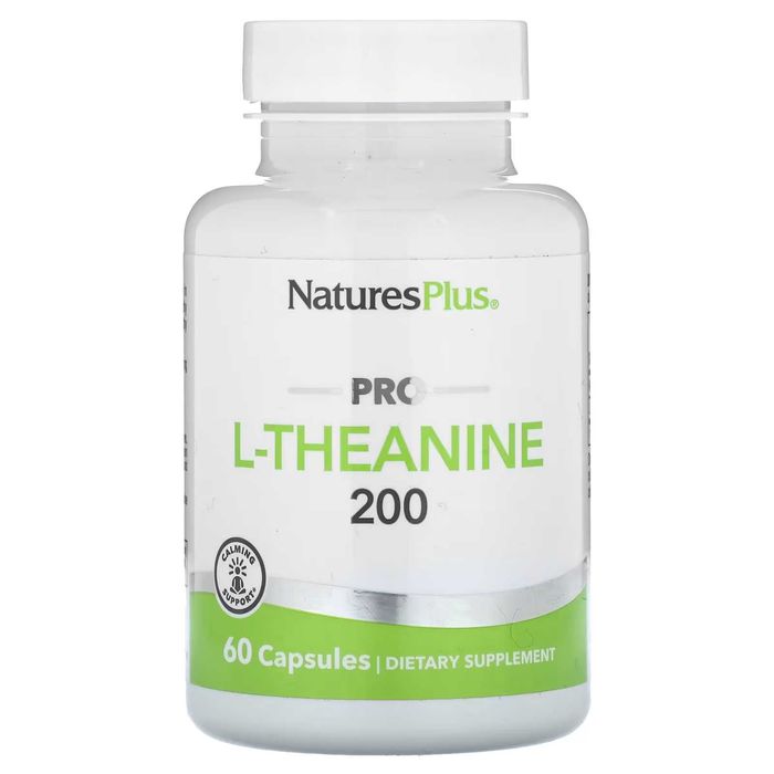 Теанин 200мг NaturesPlus, Pro L-Theanine 200 Америка