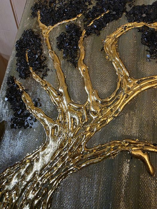 Картини с монети и камъни '