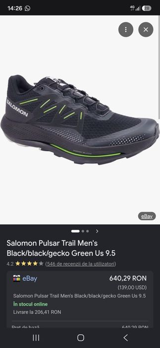 Salomon Pulsar Trail, 40 2/3