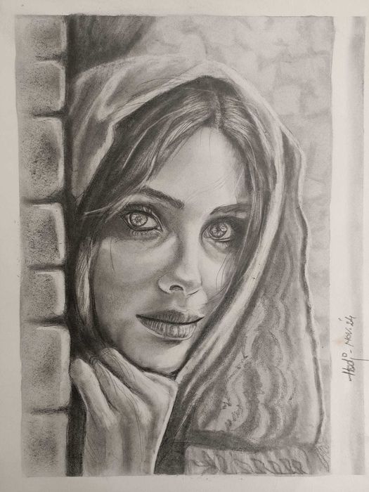 Portrete creion de vanzare, desenate manual