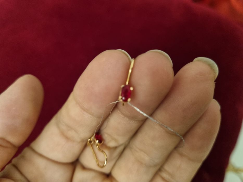 Детский серьги золотой 68000тг