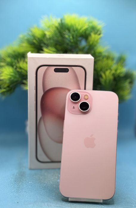 ГАРАНЦИОНЕН!!! Apple iPhone 15, 128GB, 5G, Pink