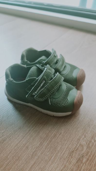 Pantofiori BIOMECANICS copii (baieti) albastru si verde, 2 perechi,  marimea 22