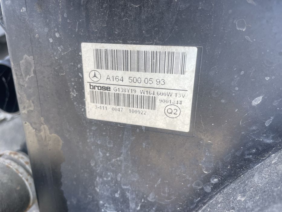 Мерцедес Мl w164 320cdi /350cdi Воден радиатор, Перка охлаждане ,Кулер