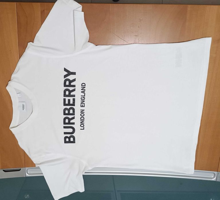 BurberryCotton Logo Printing Classic Short Sleeve