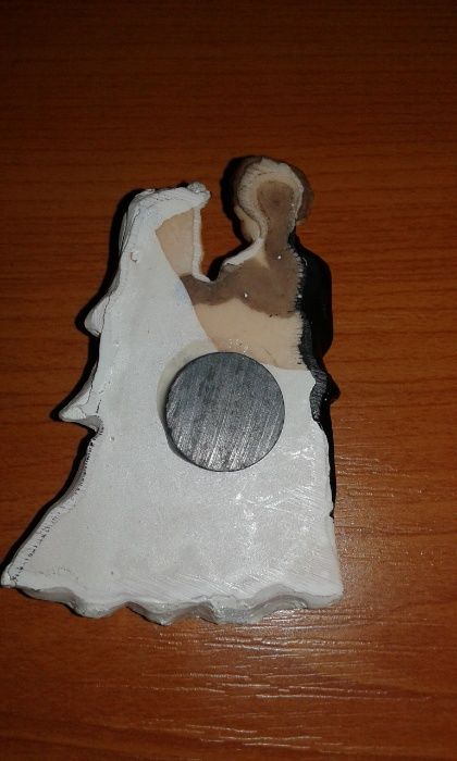 Ornament/ Magnet Frigider personalizat " Mire & Mireasa ", NOU