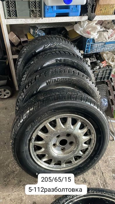 Диски в сборе на Ауди Шаран