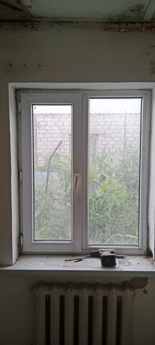 Окно пластиковое размер видно на фото