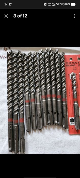 Хилти SDS +  свредла за бетон