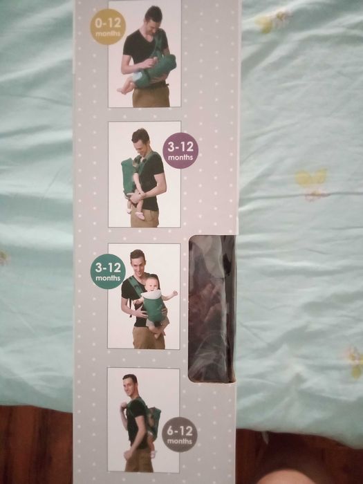 Бебешко Кенгуру Chipolino Comfy черно/сиво