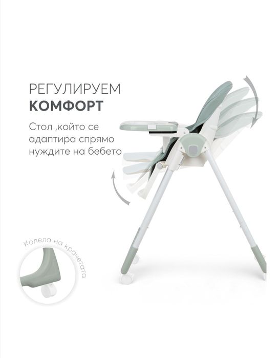 Стол за хранене Kikkaboo Mint