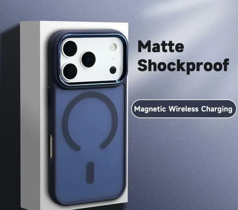 Iphone 17 17 AIR 17 PRO 17 PRO MAX 18 18 PRO 18 PRO MAX - Husa MagSafe Matte ShocProof