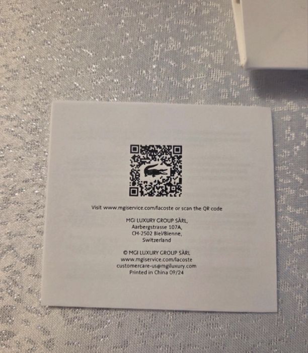 Vand bratara lacoste din otel inoxidabil