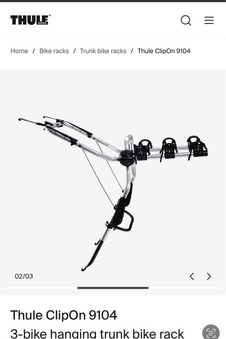 Велокрепление Thule