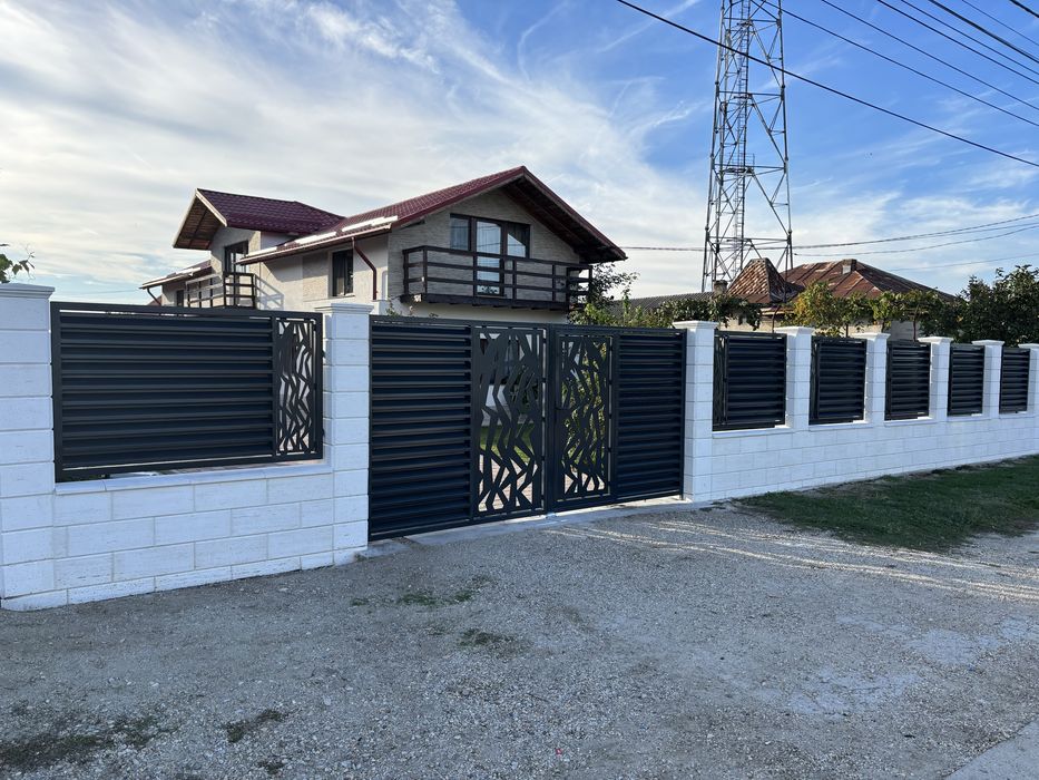 Garduri/Porti/Balustrade metalice din Tabla Decupata cu Plasma CNC