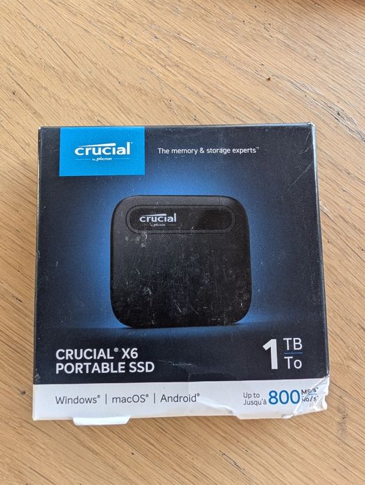 SIGILAT - SSD Portabil - Crucial X6 1TB - USB-C