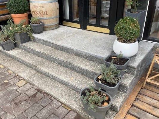 Серый гранит узбекский А блок и Б блок