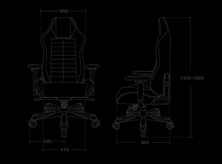 Игровое компьютерное кресло DXRacer Master, Black