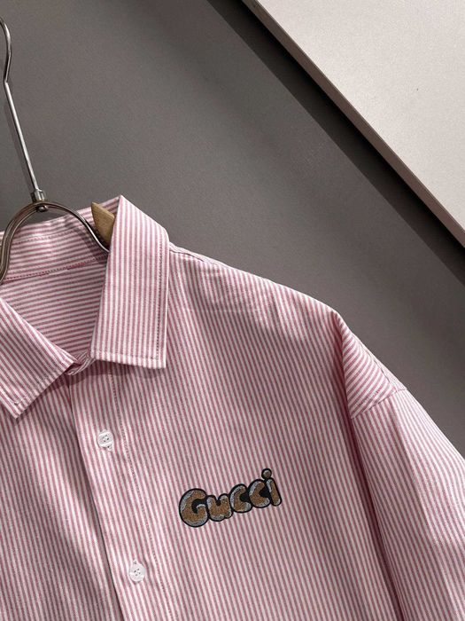 Gucci Striped Shirt, cămașă versatilă cu mână lungă