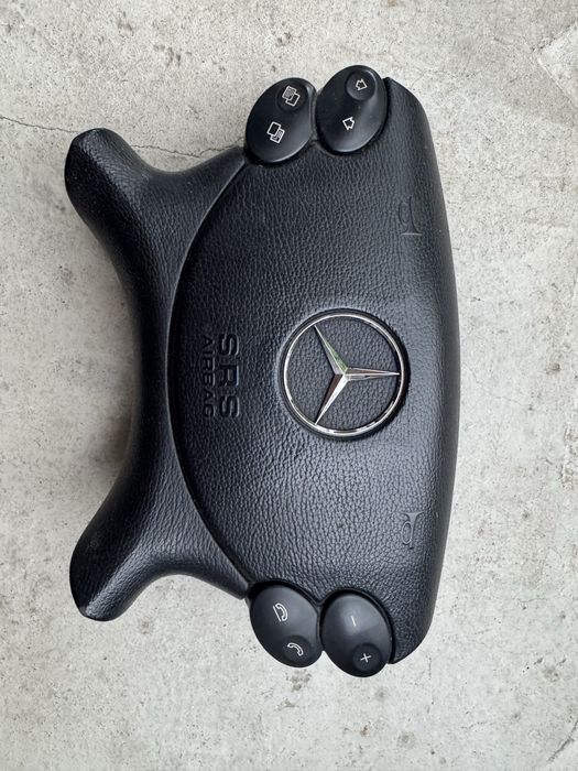 Airbag volan negru Mercedea Benz CLS w219 E W211 CLK facelift