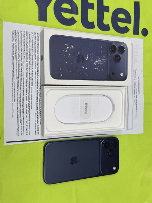 256GB iPhone 17 Pro Max Yettel Гаранция 2029г. Blue / Син