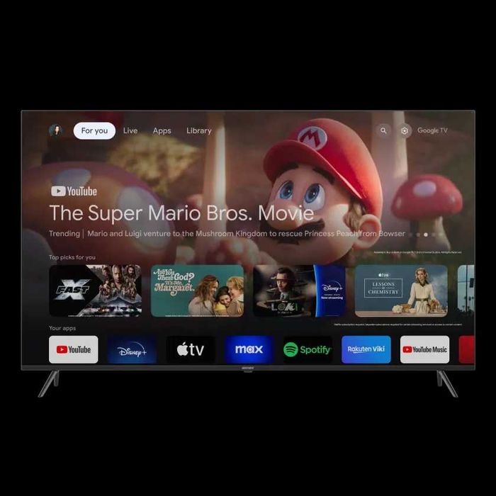 Телевизор IMMER 55 U144G QLED 4K Smart Tv+2500 канал + доставка!