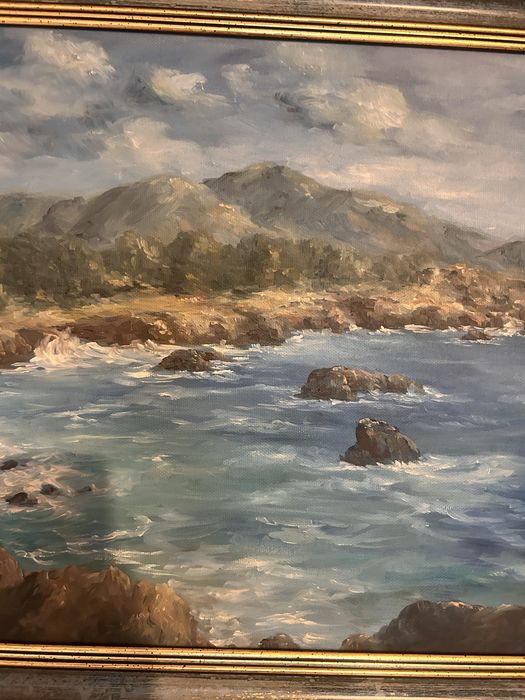 Tablou pictura in ulei cu semnatura