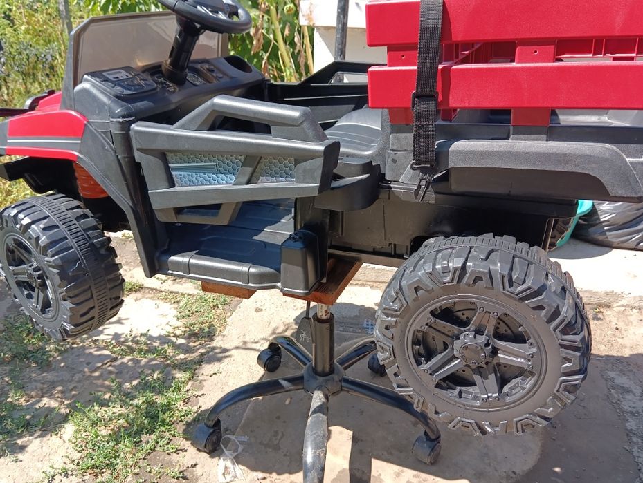 Scaun de frizerie mașină pentru copii