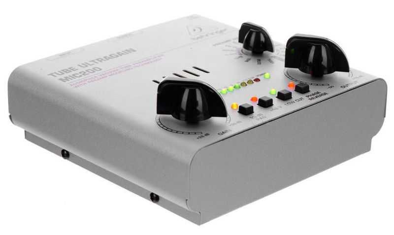 Микрофонный предусилитель Behringer TUBE ULTRAGAIN MIC200