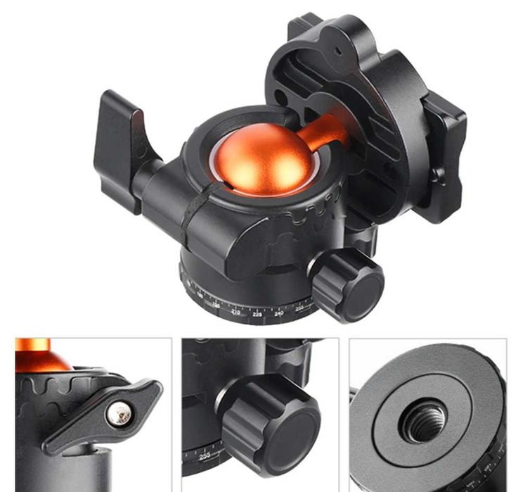 K&F Concept Ябълковидна глава за статив ,товароносимост 10 клг , KF-28