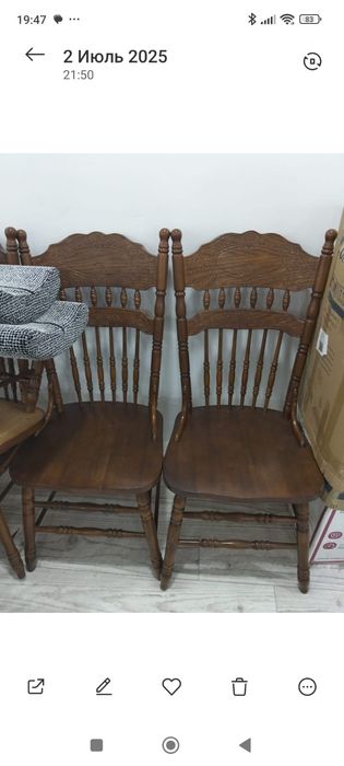 Гостевой стол и стулья  сервант