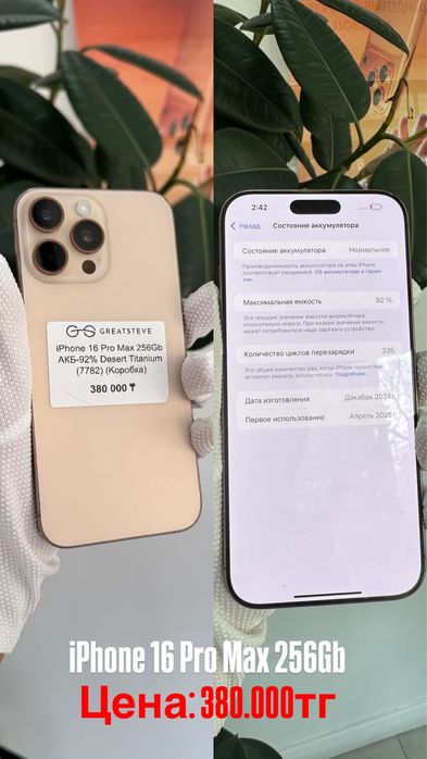 iPhone 16 Pro Max 256Gb