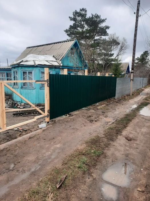 Забор профлист для дачи