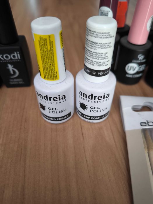 Лампа за гел лак+базови продукти за маникюр