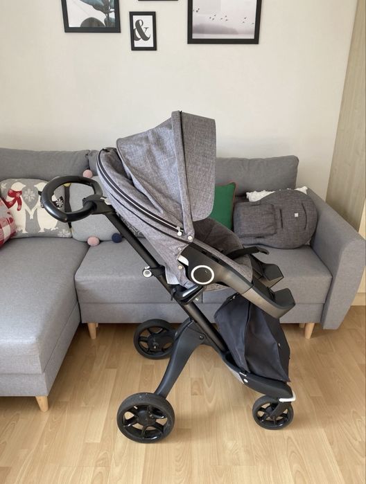 Коляска детская Stokke Xplory v6  комплект(прогулочный+люлька+конверт)
