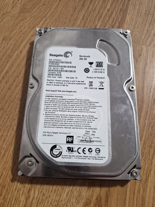 HDD 3.5 250 GB Sata