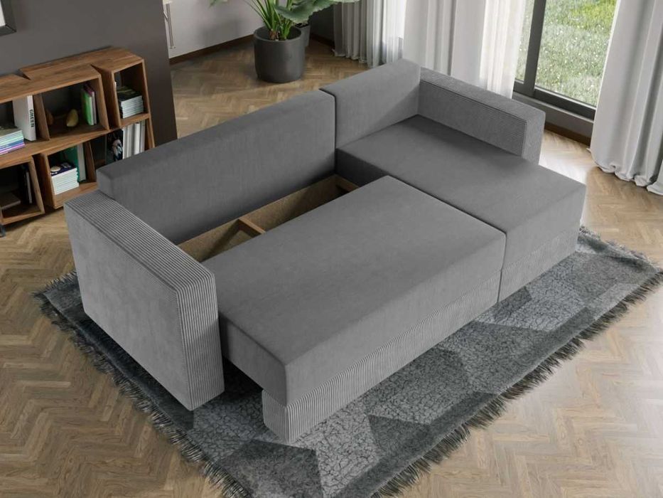 Coltar Extensibil Alfa Catifea / Reiat Gri Deschis