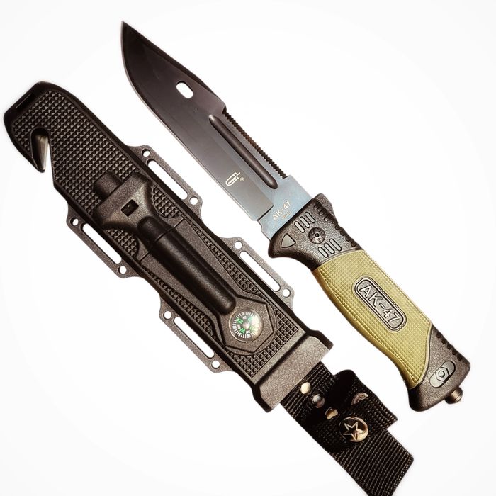 Тактически нож+компас+кремък+точило Байонет CS GO M9  Лов Туризъм