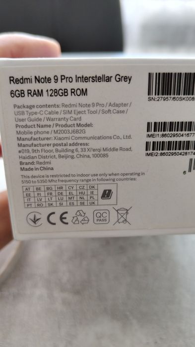 Телефон Redmi note 9pro