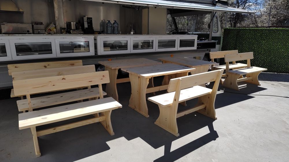 Производство на маси и пейки