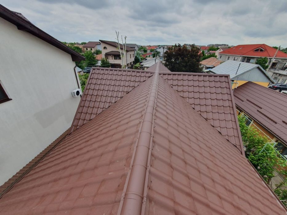 Reparatii acoperisuri montaj acoperis tigla metalica jgheaburi burlane