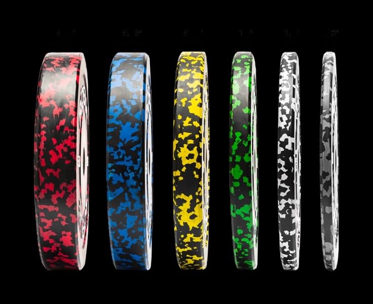 Олимпийски дискове тежести гумени на петна ф50 кросфит Bumper